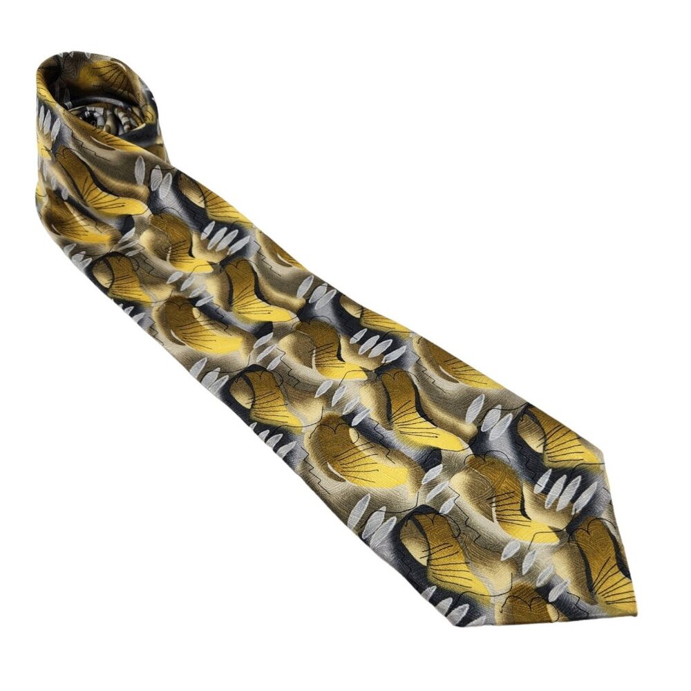 Vintage '96 Jerry Garcia Abstract Geometric Silk Tie Duckworm Alarm Coll‎ 14 EUC